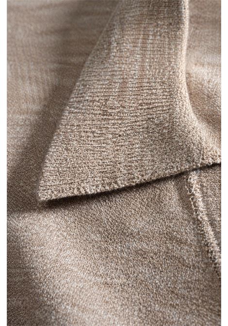 Polo in maglia Tagliatore beige in lino e cotone TAGLIATORE | Polo | KEITH GSE26-02724